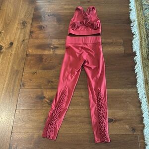 Carbon 38 matching sports bra and leggings